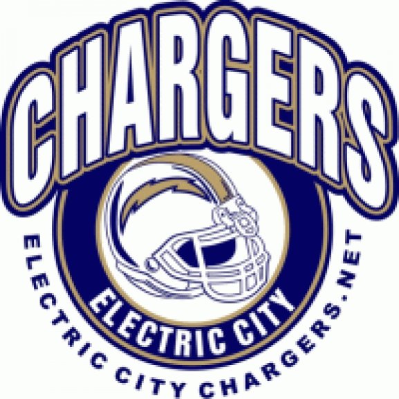 Electric City Chargers Football Logo