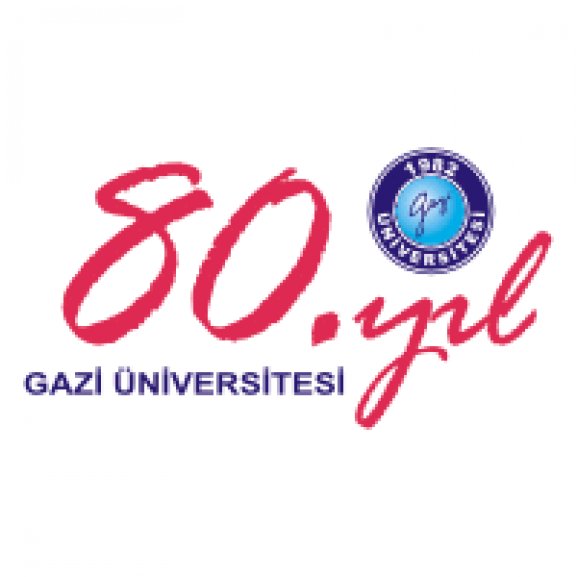 Gazi Universitesinin 80 yili Logo