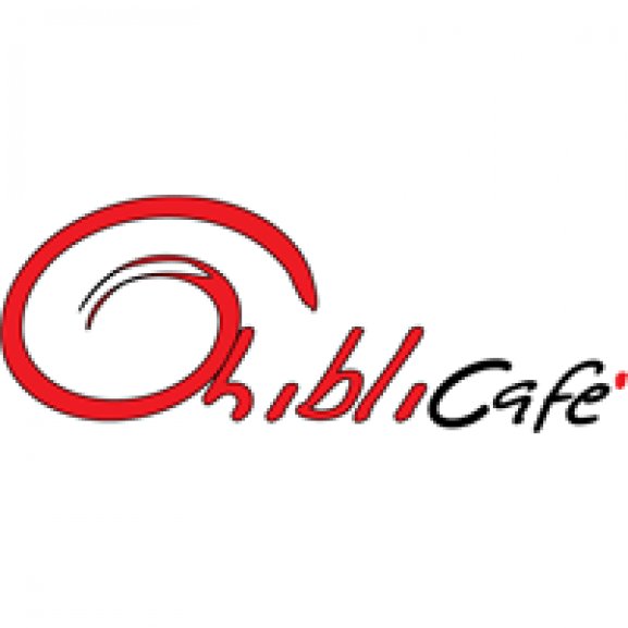 GHIBLI café (script) Logo