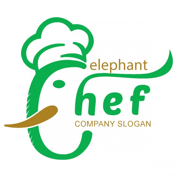 Logo elephant chef Logo