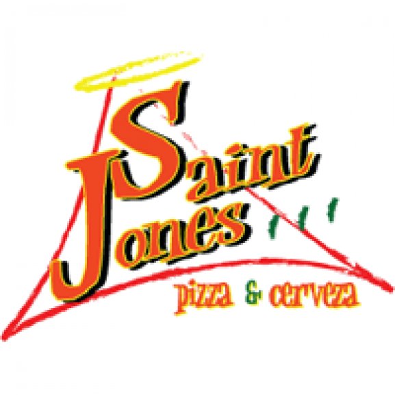 Saint Jones Pizza & Cerveza Logo