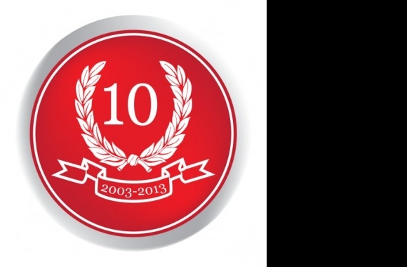 10 let Logo