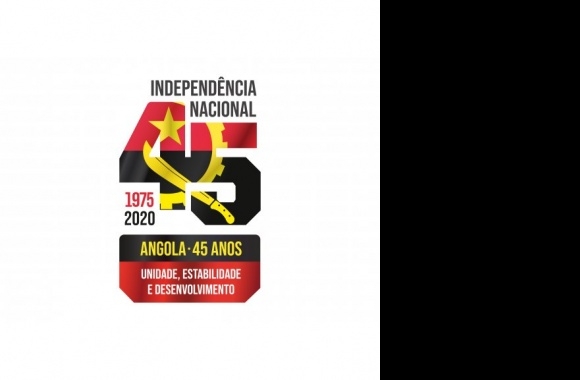 45 Anos de Independência Logo