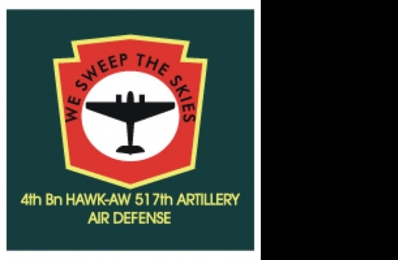 4th Bn HAWK-AW 517th Artillery Logo