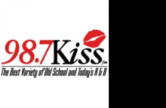 98.7 Kiss FM Logo