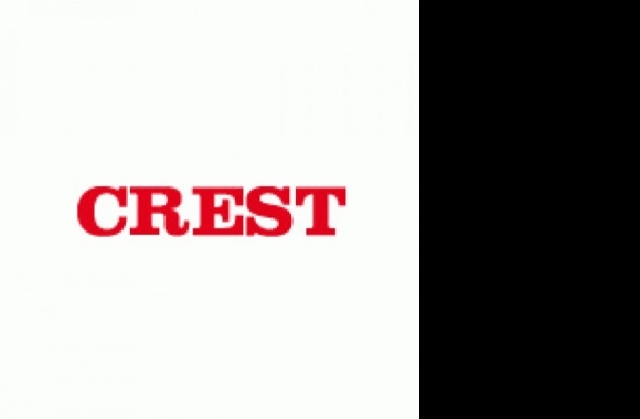 Adhesivo Crest Logo