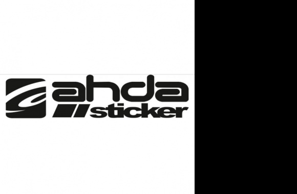 Ahda Sticker Logo