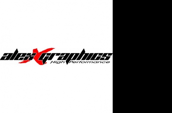 Alex Graphics  High Perfrmance Logo