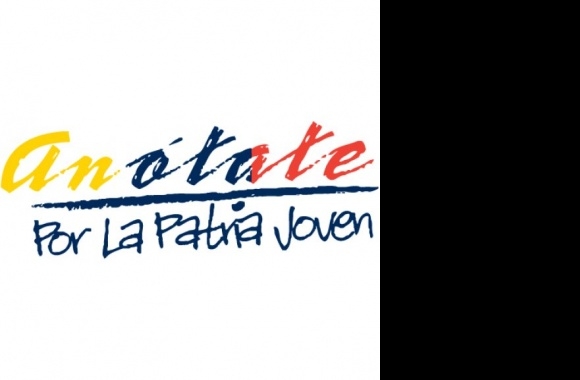 Anotate por la patria joven Logo