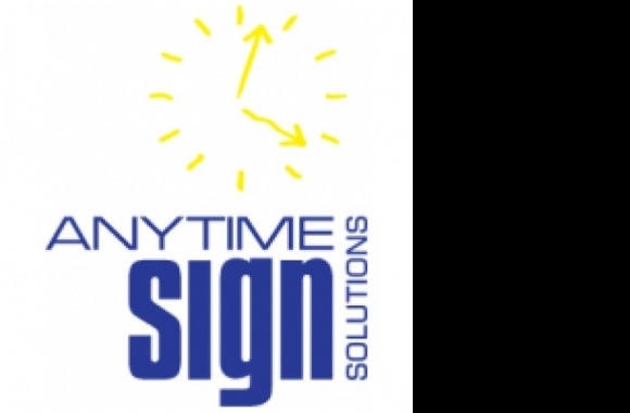 Anytime Sign Solutions Logo