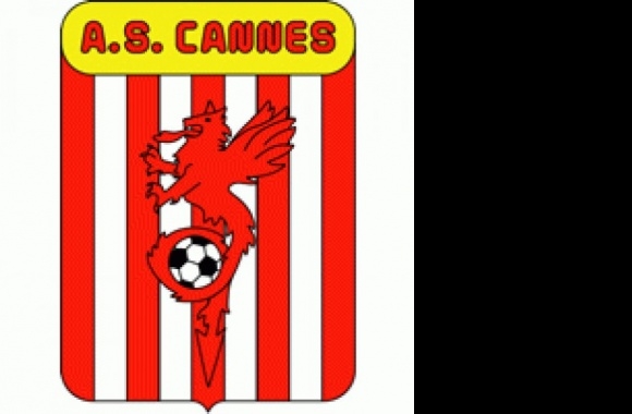 AS Cannes (80's logo) Logo