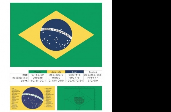 Bandeira Brasil Oficial Logo