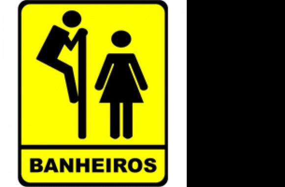 bathroom sign Logo