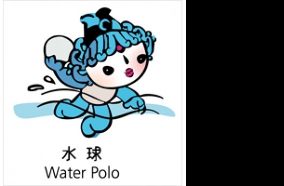 Beijing 2008 Mascota_Water polo Logo