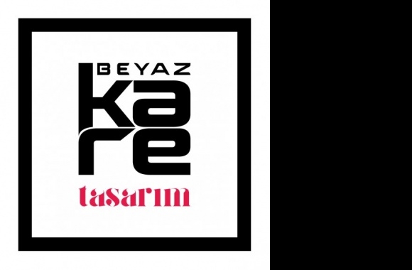 Beyaz Kare Tasarim Logo