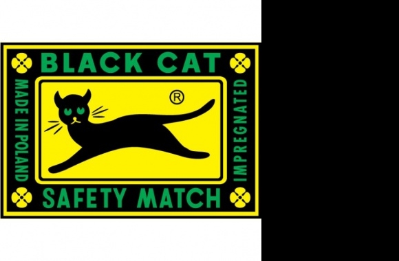 Black Cat Safety Match Logo