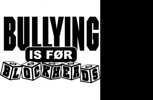 Bullying is for Blockheads Logo