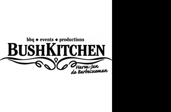 BushKitchen - BBQ Man Logo