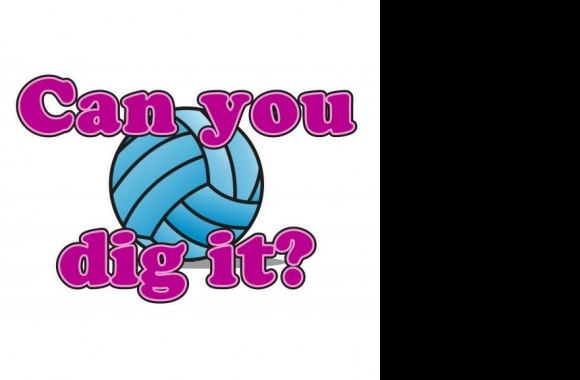 Dig it Volleyball Logo