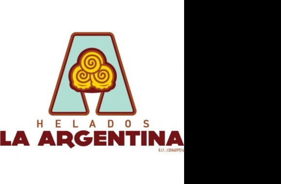 Helados La Argentina Logo
