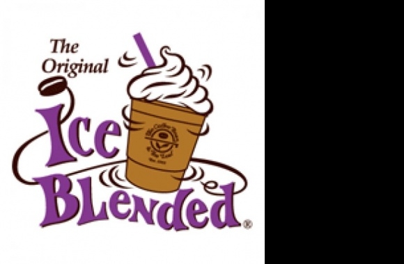 Ice Blended® Drink Logo Logo